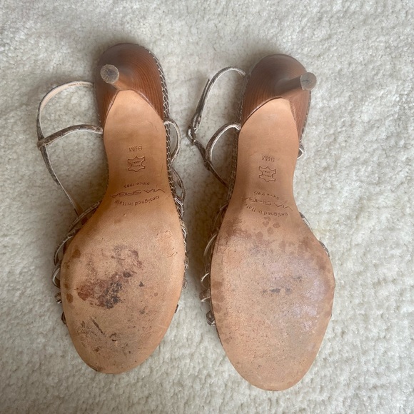 VIA SPIGA strappy snakeskin sandals - 9.5 - Picture 6 of 6